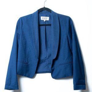BB Dakota Cropped Blazer Size 4 Royal Blue